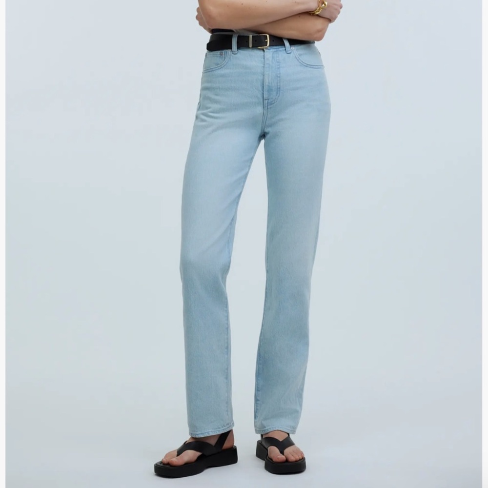 NWOT Madewell ‘90s Straight Leg Jeans High-Rise, Petite